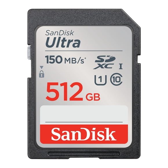 Tarjeta de memoria SanDisk Ultra SDXC 512GB UHS-I C10 U1 Full HD