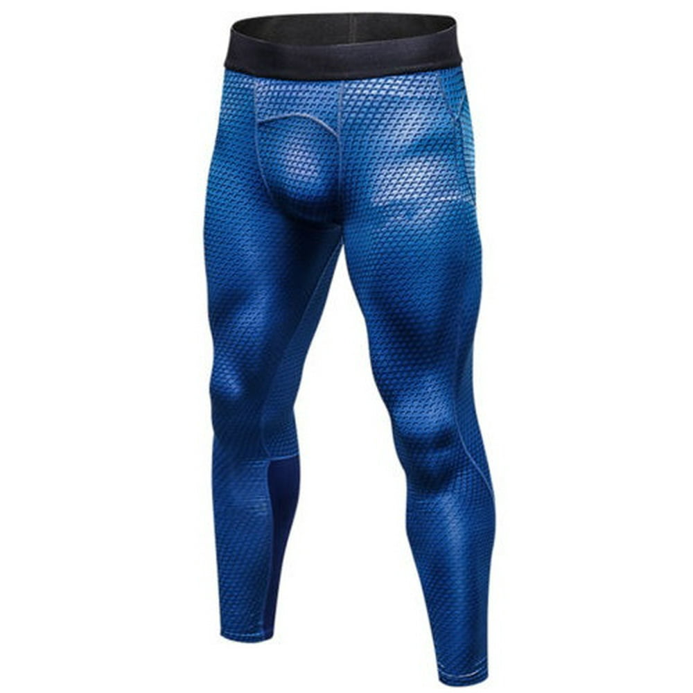 Mens Bodybuilding Trousers Compression Gym Pants Tight Leggings Jogger Quick Dry - Walmart.com