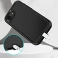 thumbnail image 4 of Petocase For iPhone 16e Case,iPhone 17e Case,Military-Grade Protection Shockproof Dust/Drop Proof 3 in 1 Rugged Heavy Duty Durable Cover 6.1 inch,Black, 4 of 8