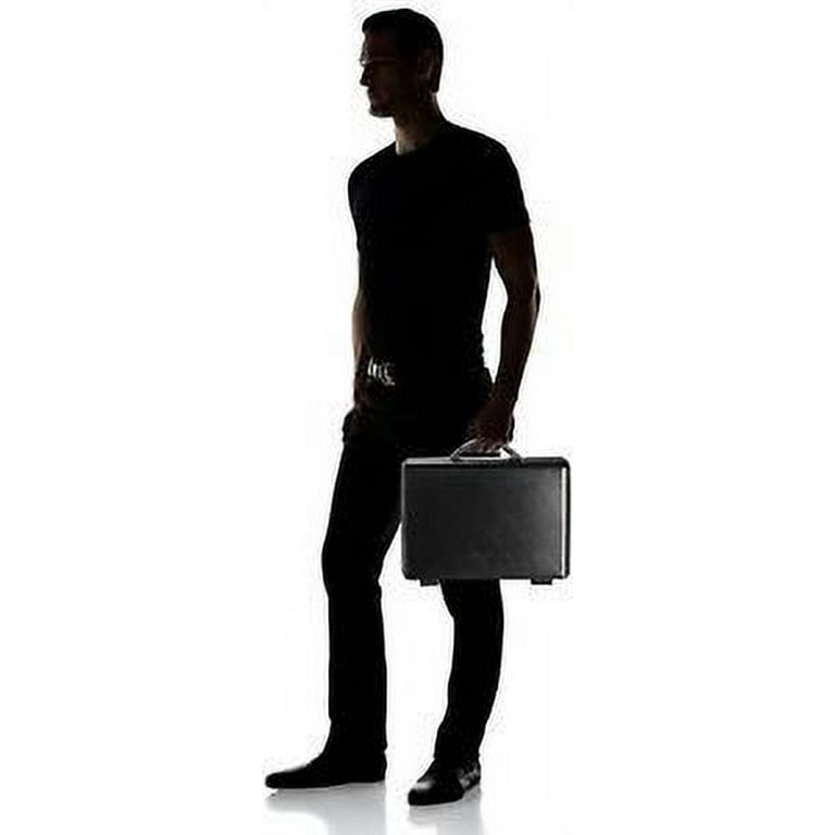 American Tourister Voyager Plus ABS Jet Black Briefcase 9cm