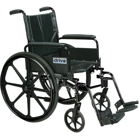 Cirrus IV Lightweight Dual Axle Wheelchair with Adjustable Arms, Detachable Full Arms, Swing Away Footrests, 20" Seat