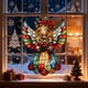 thumbnail image 4 of Adornos navideños, decoraciones navideñas, regalos de Navidad, colgante de Papá Noel para árbol de Navidad (15 cm)., 4 of 8