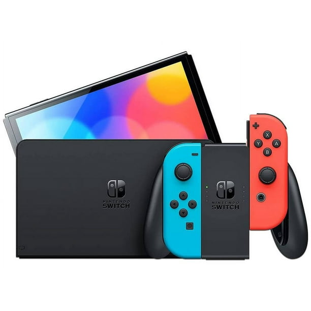Consola Nintendo Switch Oled Neón Edición Estándar con Joy-Con. Nintendo HEG-S-KABAA