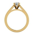 thumbnail image 3 of Diamond Engagement Ring for Women Round Solitaire 4-Prong 14K Gold 0.60 Carat (G,I1), 3 of 5