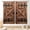 Wooden-01, variant on Rustic Wooden Curtains, Farmhouse Gray Barn Door Country Cottage Western Barnwood Garage Printed Blackout Window Drapery Treatments for Kitchen Living Room Bedroom Cafe, 55"x63" Inch