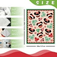 thumbnail image 2 of Christmas Cartoon Mouse Flannel Blanket, Xmas Peppermint Candy Throw Blanket Gifts for Kids Men Women, Funny Holiday Stripes Soft Blanket for Bedding Sofa 50 x 60 Inch, 2 of 6