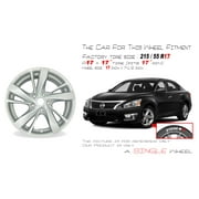 17 Single 17X7.5 Silver Alloy Wheel For Nissan Altima 2013-2016 OEM Design Replacement Rim