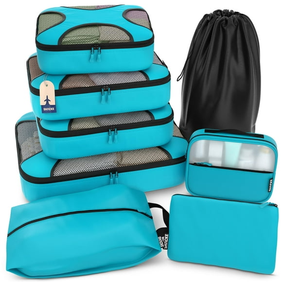 Set Shacke de 8 unidades, organizador ligero para viajes, de Packing Cubes