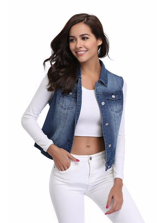 Blue Denim Vests