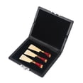 thumbnail image 4 of Sonew PU Leather Cover Black Bassoon Reed Container Box Case with Slots for 3pcs Reeds, PU Bassoon Reed Case,Bassoon Reeds Case, 4 of 7