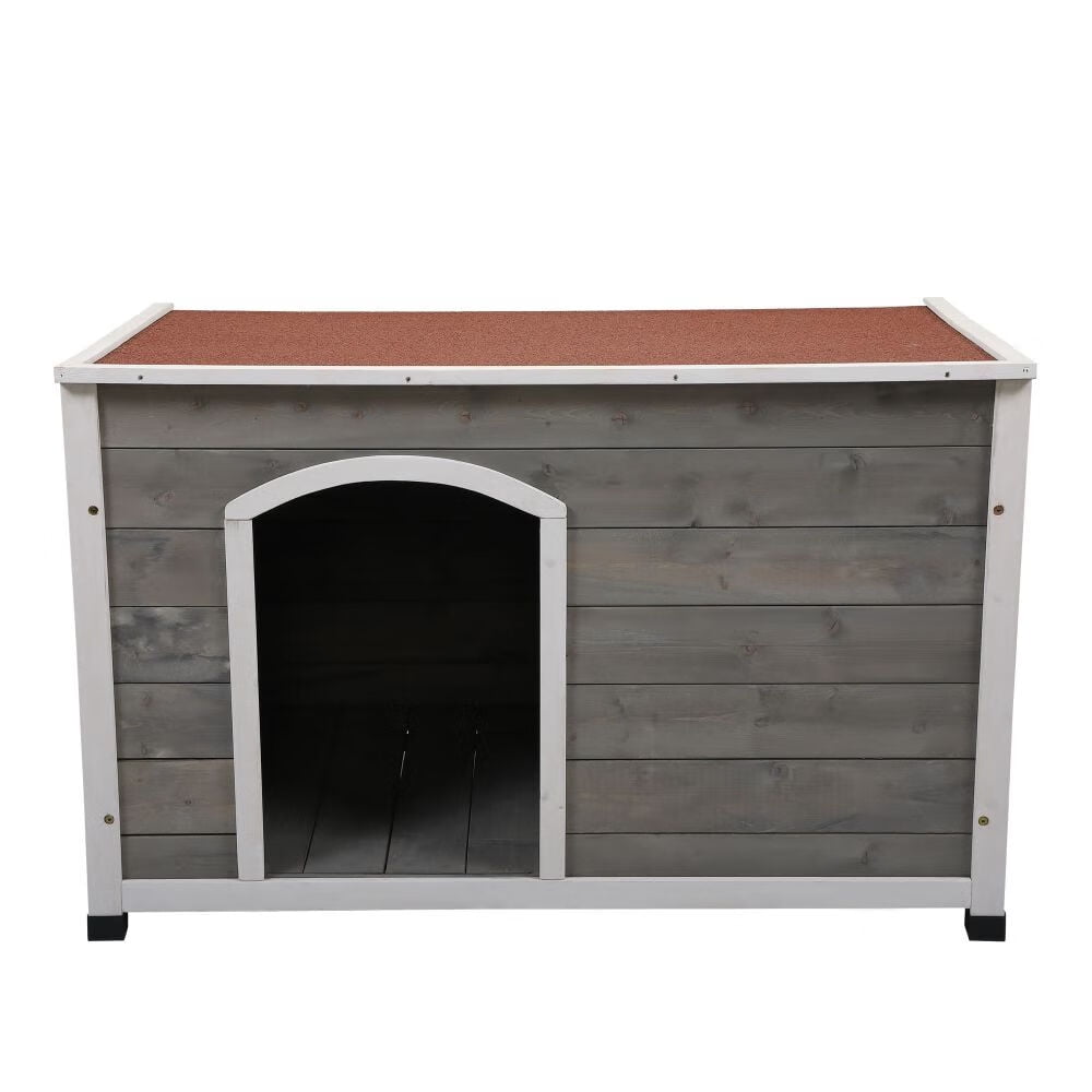 36" Wooden Dog Houses, Medium Dogs House Outdoor Weatherproof Dog House