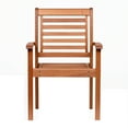thumbnail image 2 of Amazonia Stackable Eucalyptus Chair, 2 of 5