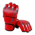 thumbnail image 2 of Gants de Boxe Respirants Équipement de Protection pour Hommes Femmes Sac de Frappe Griffe de Tigre Rouge, 2 of 9