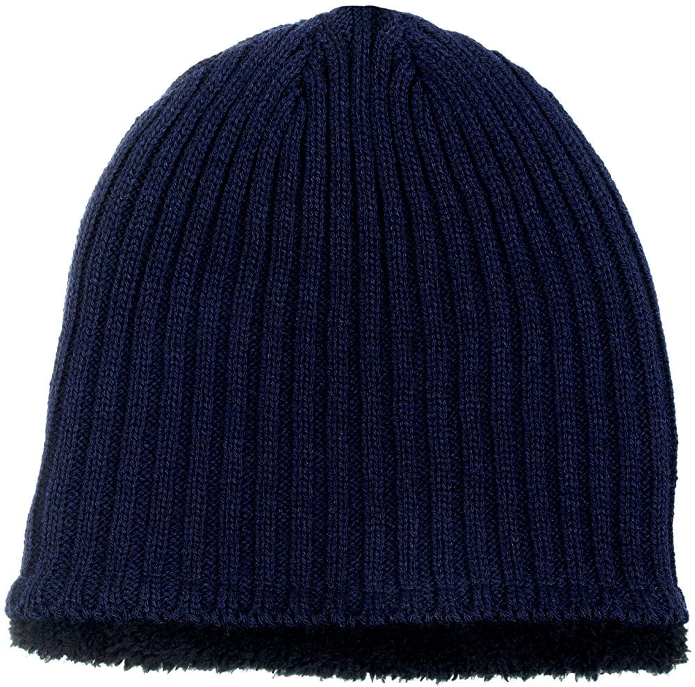 mens sherpa lined beanie