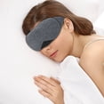thumbnail image 7 of Clearance Under $5 | Updated Light Blocking Sleep Eye Mask With Adjustable Nose Bridge, Soft Comfortable Blindfold For Men Women, Comes With Portable Travel Pouch(Black), 7 of 7