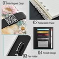 thumbnail image 4 of Leather Notebook with Pen Holder Writing Notepad Includes 100 Pages Lined Journal Watercolor Adorable Bunny, 4 of 6