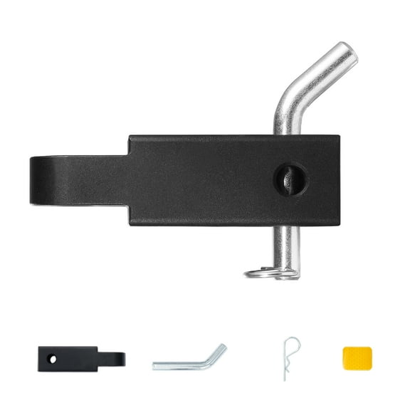 KFFKFF Hitch Receiver Shackle, Compatible with 2" Receivers, 52900 lbs Maximum Load Capacity, Robust Towing Equipment with Trailer Hitch Lock Pin for Trucks, Jeeps, Off-Road Vehicle Rescue