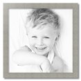 thumbnail image 2 of ArtToFrames 24" x 24" Metallic Deco Silver Picture Frame, 24x24 inch Silver MDF Poster Frame (WOM-4501), 2 of 7