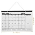 thumbnail image 3 of FENGGUIQU 18-Month English Hanging Calendar for Home, Office Date Planning and Countdown Organizer, 3 of 6