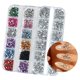 thumbnail image 2 of 3000 Uds. Caja de diamantes de imitación de cristal con parte posterior plana para decoración de uñas, diamantes deslumbrantes de 1,5mm y 2,0mm, punta de manicura Strass, decoración 3D Tan Jianjun unisex, 2 of 2