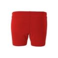 thumbnail image 2 of A4 NW5024 Womens 4" Volleyball Short - Scarlet - S, 2 of 4