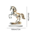 thumbnail image 3 of CREATITOY Multi-Style Horse Acrylic Tabletop Ornament with Base, Perfect for Living Room, Office, Home Decor and Holiday Gift, 3 of 6