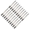 thumbnail image 1 of 20 pinzas de metal con forma de pico de pato para seccionar el cabello, herramientas de peinado para peluquería, 1 of 15
