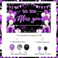 thumbnail image 6 of Farewell Party Decorations for Women Girls, We Will Miss You Party Decoration Backdrop Black Purple Balloon Garland Arch Kit for Retirement Job Change Goodbye Going Away Party Decor, 6 of 6