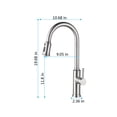 thumbnail image 4 of KOFUN Pull Down Kitchen Faucet with Sprayer, Single Handle Sink Pull Out Kitchen Faucet, Stainless Steel Faucet Brushed Nickel with Pull Out Sprayer for Kitchen, 4 of 7