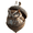 B, variant on 2D Flat Acrylic Woodland Animal Acorn Ornaments, Forest Theme Hanging Pendants, Festive Tree Decor for Indoor Home Party for Christmas, Winter & New Year Holiday Celebrations