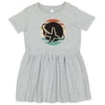 thumbnail image 3 of Inktastic Airplane Trip Vintage Travel Girls Toddler Dress, 3 of 5