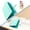 Mint Green*5, variant on 5-Pocket Expanding File Folder,PP Waterproof Tear-resistant Accordion Organizer with Label Tabs,9.65×12.8",1PC,Black