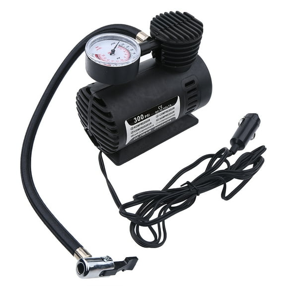 Fyydes 12 Volt Portable Air Compressor, Black