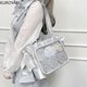 thumbnail image 2 of Bolsos para mujer Bolsos de mano de gran capacidad de moda japonesa para mujer Bolsas para mujeres Bandage Bow Hrajyku Y2k Bolso de hombro, 2 of 5