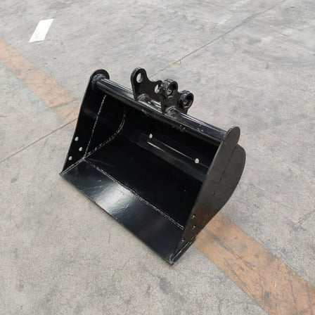 TYPHON 500mm Plain Mud Bucket Attachment for Vehicle Clutches and Mini Excavators