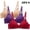 Multicolor, variant on Itsame 3PC Bras for Women's Full Support Everyday Sports Bra Set Two Row Buckle Wireless Comfort Bralette Set Multicolor Size 2XL