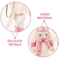 thumbnail image 5 of PAMINGONO Nutcracker Set Pink Wooden 4Pcs 4.72X1.38X1.38in, 5 of 6