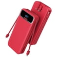 thumbnail image 1 of Cargador portátil Power Bank de 20000 mAh con cables integrados, 1 of 9