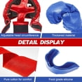 thumbnail image 4 of 14 Piece Boxing Training Set, 2 Pair 16 Ounce Boxing Gloves, Helmet & Face Mask, Unisex Adult & Youth Beginner Training Gear, 4 of 10