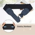 thumbnail image 5 of Women Wide Waist Belt Stretchy Elastic Vintage Belts for Dress Ladies Belt with Circle Buckle, 5 of 11