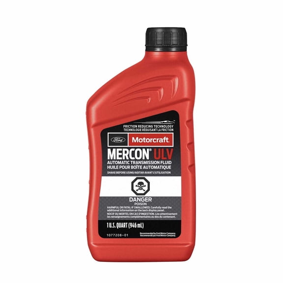 Motorcraft Mercon ULV Synthetic Automatic Transmission Fluid, 1QT