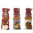 thumbnail image 1 of Juego de fundas para botellas de vino de Navidad para Navidad, bodas, cumpleaños, vacaciones, decoración de mesa de comedor Namotu CPB-CJZ478, 1 of 5