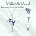 thumbnail image 4 of with Bird Alloy Enamel Pendant Necklaces Dangle Earrings sets Platinum 450mm 43mm, 4 of 5