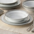 thumbnail image 6 of Noritake Crestwood Platinum 50-Piece Dinnerware Set, Service for 8 plus Serving Pieces, 6 of 7