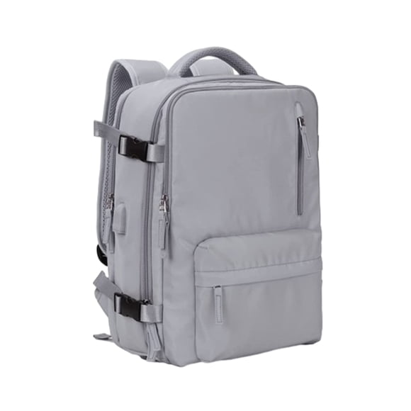 Qarigey deportiva con gran capacidad para almacenamiento organizado en movimiento de gran capacidad simple Mochilas gris-plata