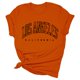 thumbnail image 1 of Gibobby Camisetas Mujer Baratas Manga Corta Blusas con estampado vintage para mujer Blusas manga corta sueltas moda tamaño(Naranja,CH), 1 of 3
