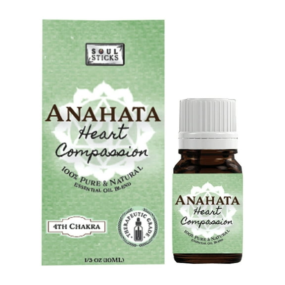 Soul Sticks Anahata Heart Chakra Essential Oil 100% Natural Blend for 4th Chakra Activation