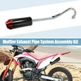 thumbnail image 2 of Motorcycle Exhaust Pipe Muffler Gasket Compatible With 2 of 14