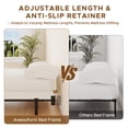 thumbnail image 5 of Awesofurni Queen Bed Frame, 7 inch Low Heavy Duty Platform Bed Frames, Fits Box Spring and Mattress, Adjustable, Easy Assembly, Noise‑Free, 5 of 8