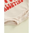 thumbnail image 7 of Bagilaanoe Newborn Baby Boy Girl Valentine’s Day Romper Sweatshirt Long Sleeve Bodysuits Letter Print Pullover 3M 6M 12M 18M Infant Casual Tee Tops, 7 of 7
